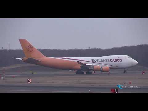 " これは豪快!! 砂煙を巻き上げスカイリースカーゴの747Fが新千歳に到着!! " Sky Lease Cargo(KYE) Boeing747-400F N904AR