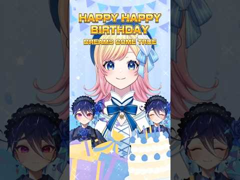 【アカペラ】誕生日まであと2日🎊 Hanonちゃんがバースデーソング歌ってくれたから三和音で多重コーラス (？)してみた  #shorts #dreamscometrue #hanon