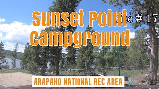 Sunset Point Campground - Lake Granby Colorado