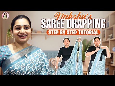 Saree draping for beginners | Part 2 | Nakshathra Nagesh