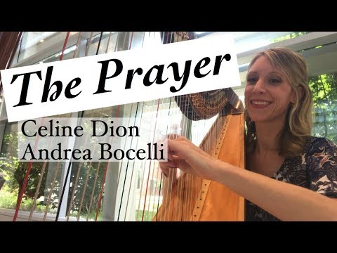 The Prayer by Celine Dion and Andrea Bocelli, harp wedding music ~ Tiffany Envid, Harpist