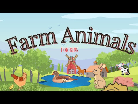 Farm Animals for kids, Learn about farm animals. Welcome to the bob's Farm