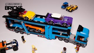 Lego City 60408 Car Transporter Truck with Sports Cars