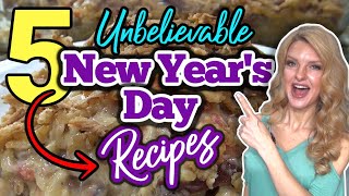 5 Best-Ever NEW YEAR'S RECIPES you Must Try! | Easy HOLIDAY RECIPES to Ring In the NEW YEAR!