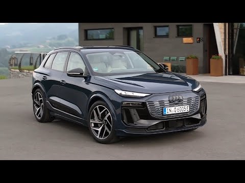 New Audi Q6 e-tron 2025 in Plasma Blue colour