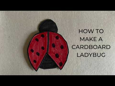 Easy Lady Bug Craft // Able ARTS Work