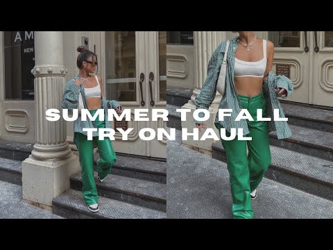 HUGE SUMMER TO FALL TRY ON HAUL: ABERCROMBIE, PRINCESS POLLY, THRIFTED, REVOLVE, + MORE