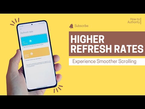 Experience Smoother Scrolling with Higher Refresh Rates