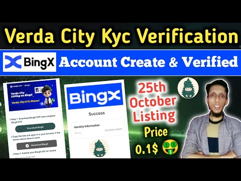 Verda City KYC on BingX | Listing, TGE, Withdrawals & Price Prediction Updates