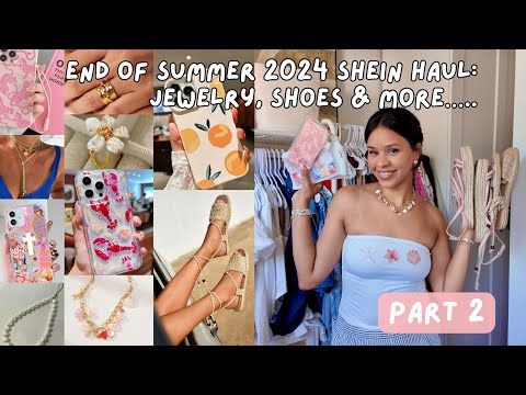 SHEIN End of Summer Try-On Haul (Part 2) | Affordable Sandals, Jewelry, Accessories & More!