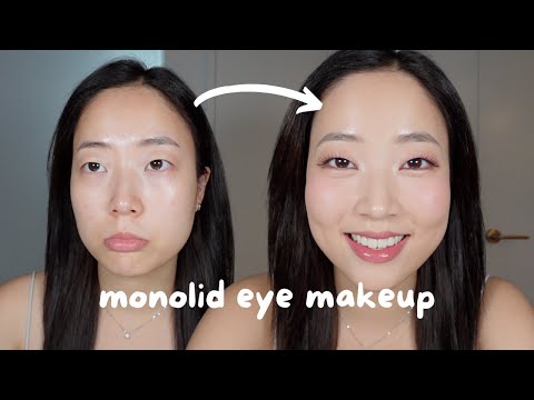 Monolid eye makeup tutorial | Step by step guide for Asian eyes