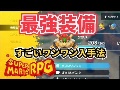 【最強装備】すごいワンワン入手法【スーパーマリオRPG】