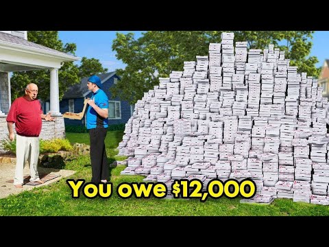 Delivering 1,000 Fake Pizzas To Strangers