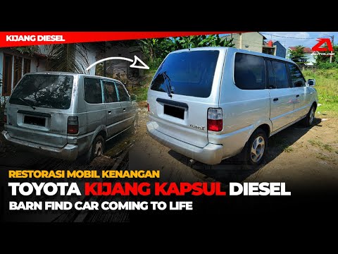 Restorasi Toyota Kijang Kapsul Diesel KF70/KF80 Mobil Eks Proyek Mangkrak Lama - Mobil Kenangan