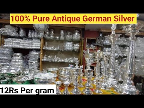 100% Pure German Silver Shop in Mysore | wholesale price | Unique items #kannadavlogs #germansilver