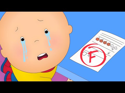 カイユー | 学校でのカイユー | 面白い漫画 | キッズ漫画 | ケイルー | Caillou