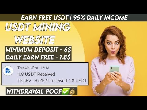 new usdt investment site🤑 new usdt earning site 💰best usdt earning project 💰trx usdt mining platform