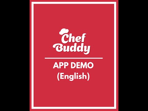 Chef Buddy App Demo (ENGLISH)