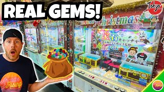 We Won REAL GEMS from a Japanese Crane Game!!!