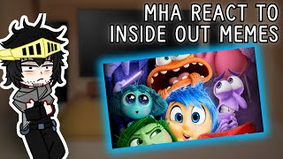 • | MHA Heroes react to Inside Out 2 Funny TikToks and Memes | • GACHA CLUB