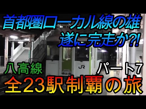 【全駅制覇シリーズ】八高線の全23駅制覇を目指してみた　パート7(鉄道旅行)