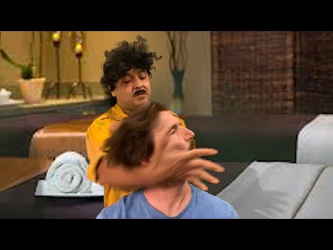 CRAZY MASSAGE THERAPIST CRACKS GUY'S NECK!!