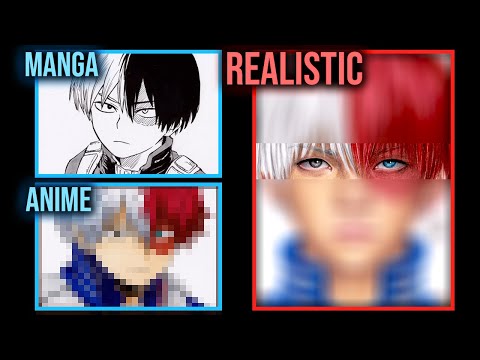 Drawing TODOROKI SHOTO in 3 Styles [Manga, Anime and Realistic]