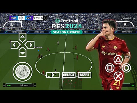 eFootball PES 2024 PPSSPP Update Tim Eropa & Arab New Score Aboard Best Graphics