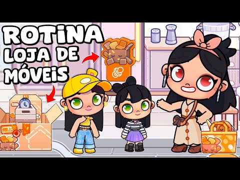 ROTINA NOVA LOJA DE MÓVEIS COMPRAS PARA VOVÓ | PAZU AVATAR WORLD ROTINAS E HISTÓRIAS