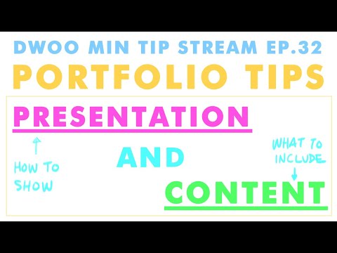 Dwoo Min Tip Stream Ep.32 - Portfolio Plus Ultra