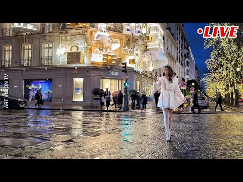 [🇫🇷Paris Live]  Champs-élysées walk Live Streaming 10/Decmber/2024