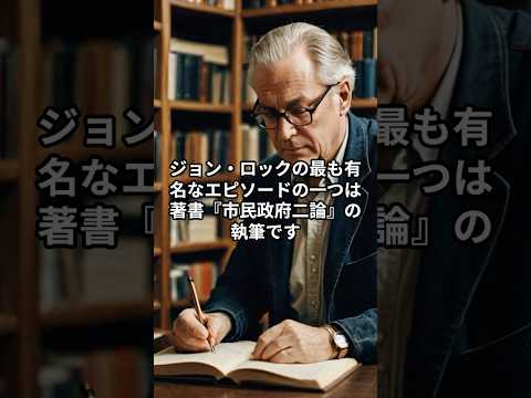 【偉人解説】ジョン・ロックが近代哲学を改革し自由と平等を説いたエピソードとは？