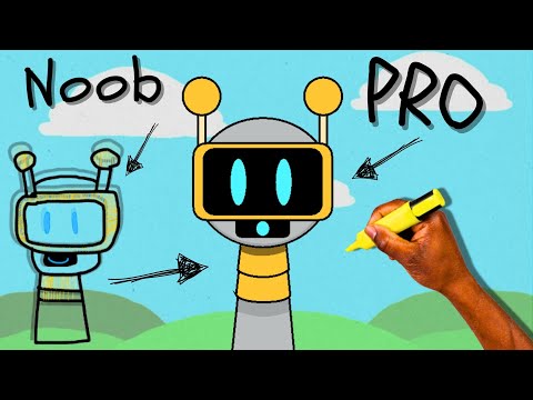 Draw SPRUNKI FUN BOT: Easy INCREDIBOX Art Tutorial for Kids! 🤖🎨