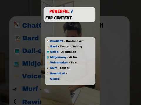 Powerful AI tools for content Creators #aitools #ai #shorts #digitalmarketing