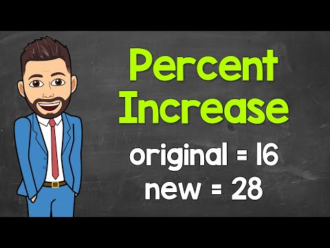 Calculating Percent Increase | Percent Change | Math with Mr. J