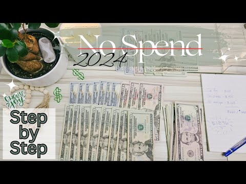 NO SPEND PLAN: How to do a NO SPEND Challenge #nospendchallenge #nospend2024 #planwithme