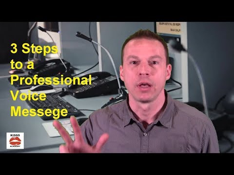 3 Steps to a Professional Voice Message