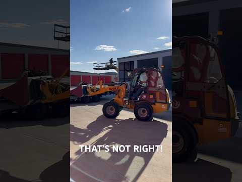 Wheel Loader ACTING UP! #asmr #landscaping #lawncare