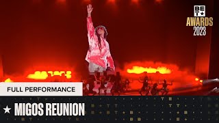 Migos Came Together For Legendary Reunion Performance Honoring Takeoff ONLY On BET! | BET Awards '23