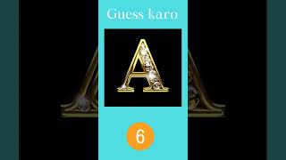 Guess a to z letter word |  #viral #shortvideo #viralvideo #video #shorts #trending #atozwords