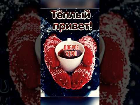 🌹|С ДОБРЫМ УТРОМ| Теплый привет , хорошего настроения|#shorts