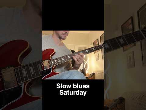 The nonsense at the end tho 😂🎸 #guitarsolo #bluesguitar #guitarimprovisation #gibsones335 #guitar