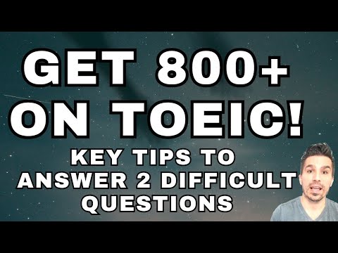 ADVANCED TOEIC TIPS: How to answer 2 difficult TOEIC questions.   #toeicprep #toeic単語 #toeic990