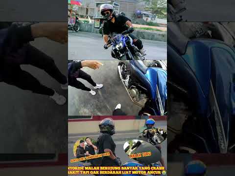 NIAT BELOK MALAG CRASH 🤦🏻‍♂️ #gunzmotovlog #motovlog #reels #shortvideo #shortsvideo #shorts