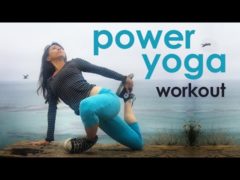 Power Yoga Workout ~ Full Class with Twists & Hips!