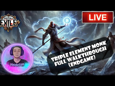 Triple Element Monk Build Endgame | Informative | Path of Exile 2