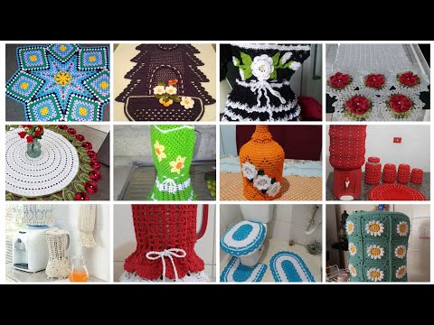 Ideas de patrones de crochet a mano muy atractivas y hermosas para decoraciones del hogar