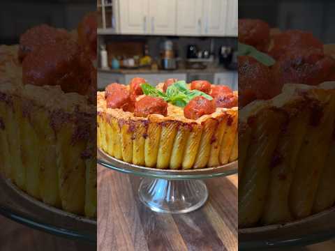 Rigatoni Pasta Cake PART 1