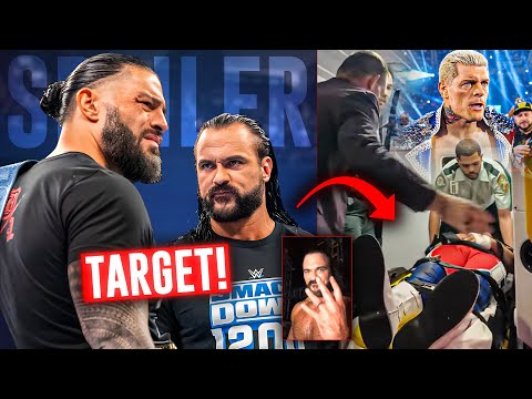 WHATT! Drew McIntyre COMING For Roman Reigns 😱| Cody Rhodes HOSPITALISED,  Road to Rumble | WWE News