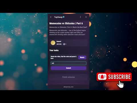 Memecoins vs Shitcoins | Part 6 | Tapswap Code